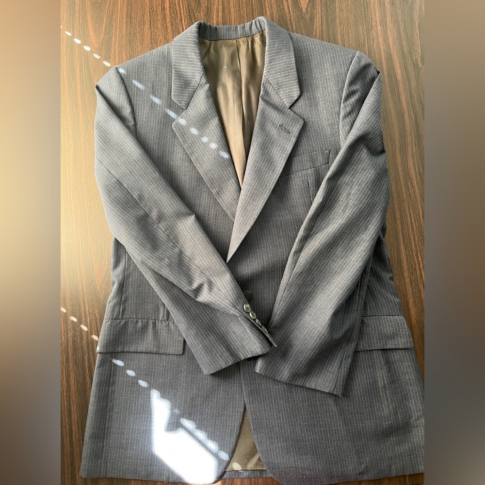 Christian Dior Navy Blazer Pinstripes 40R